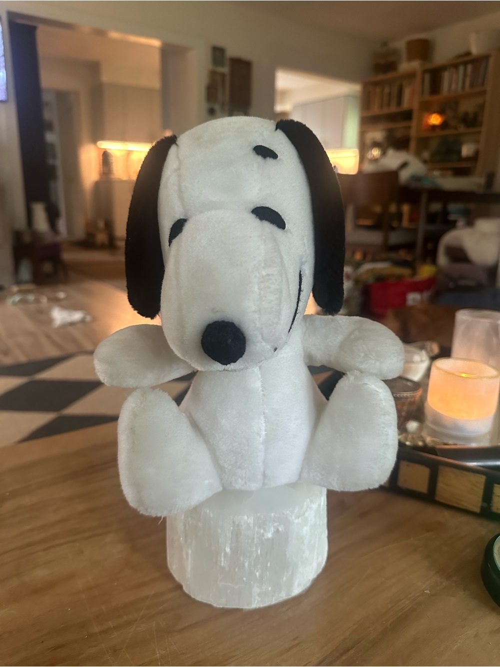 Vintage 1968 Knickerbocker musical Snoopy “Sing a Song” plush used